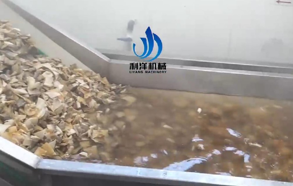 重慶客戶油炸魚塊成套設(shè)備